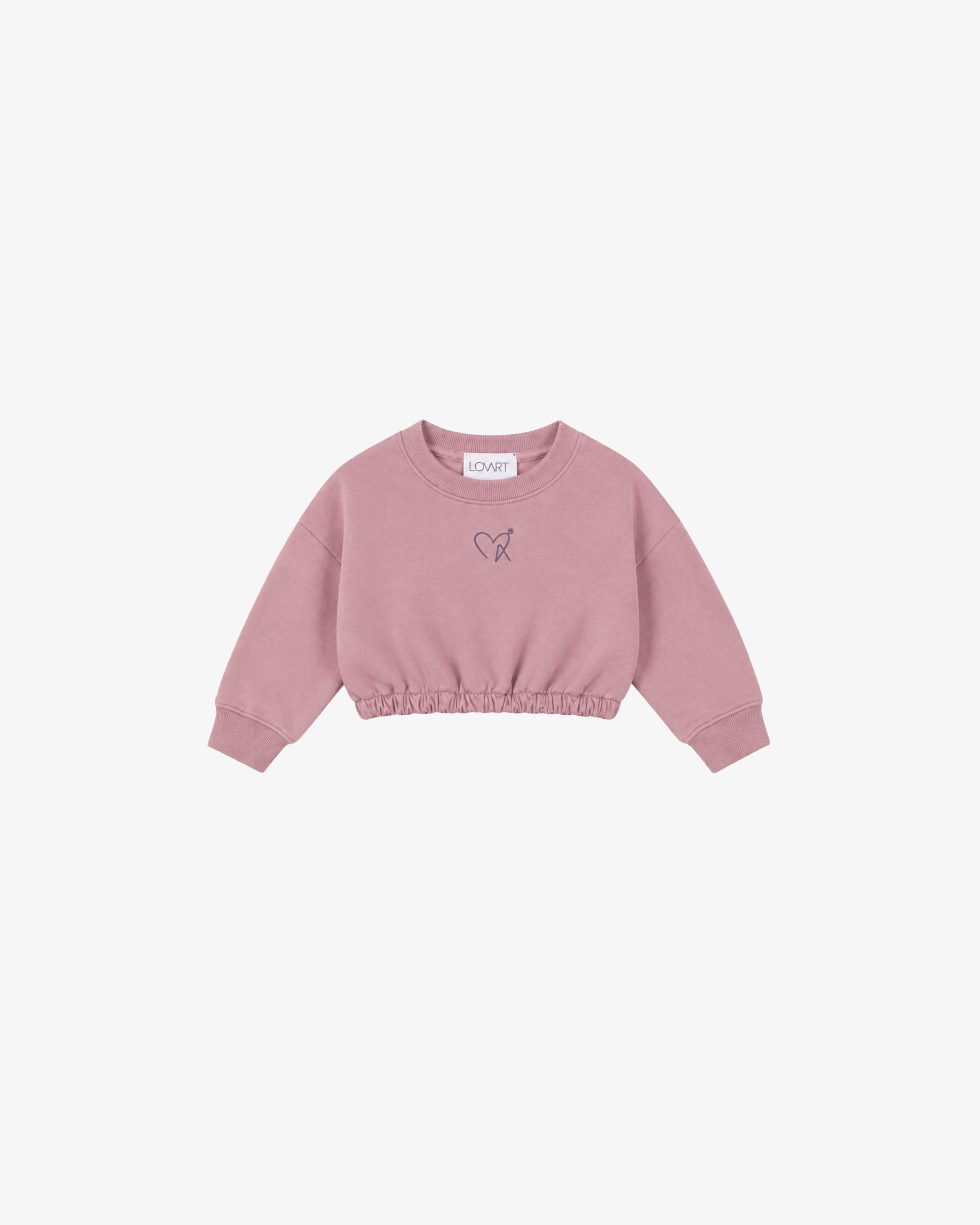 Conjunto deportivo crop con sudadera y shorts