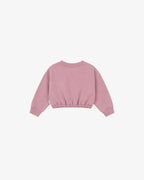 Conjunto deportivo crop con sudadera y shorts