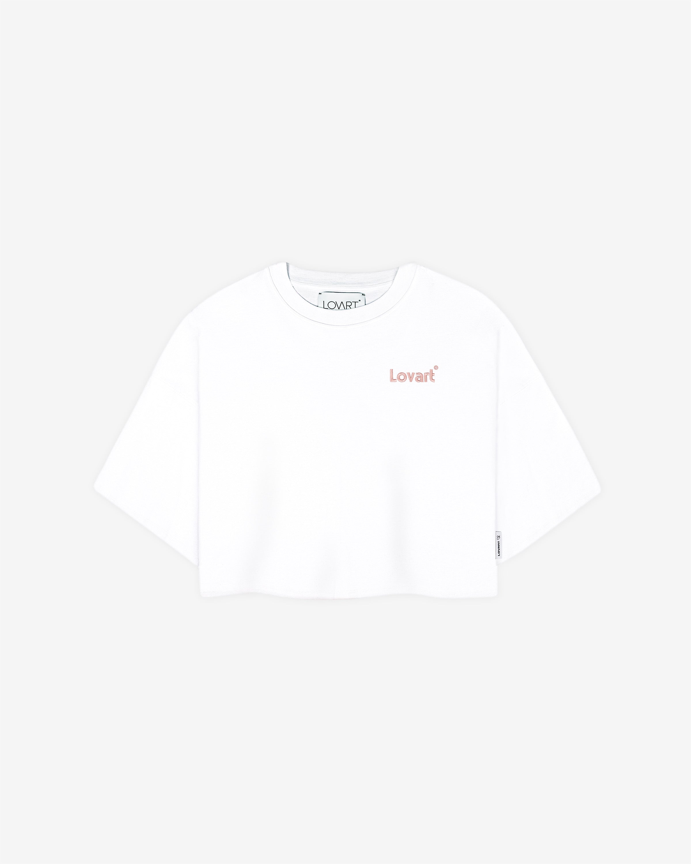 Camiseta crop blanca