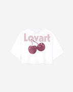 Camiseta crop blanca