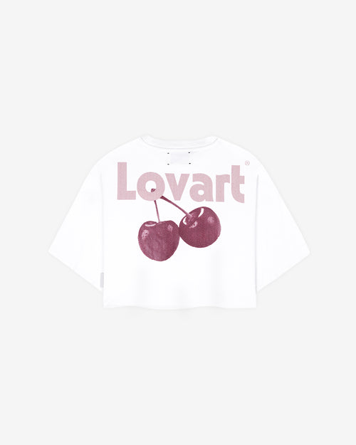 Camiseta crop blanca
