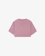 Camiseta crop violeta