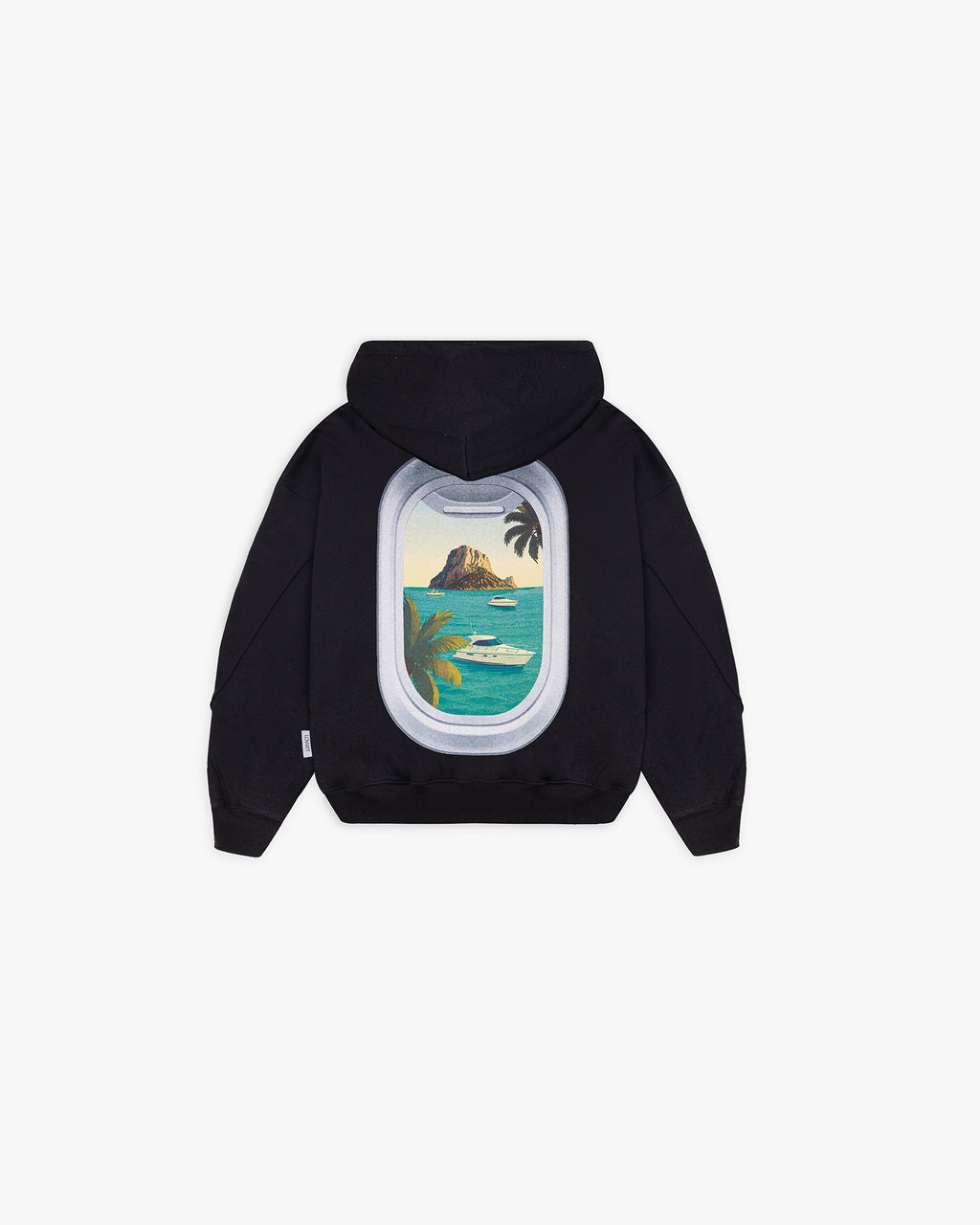 Hoodie infantil negra IBIZA