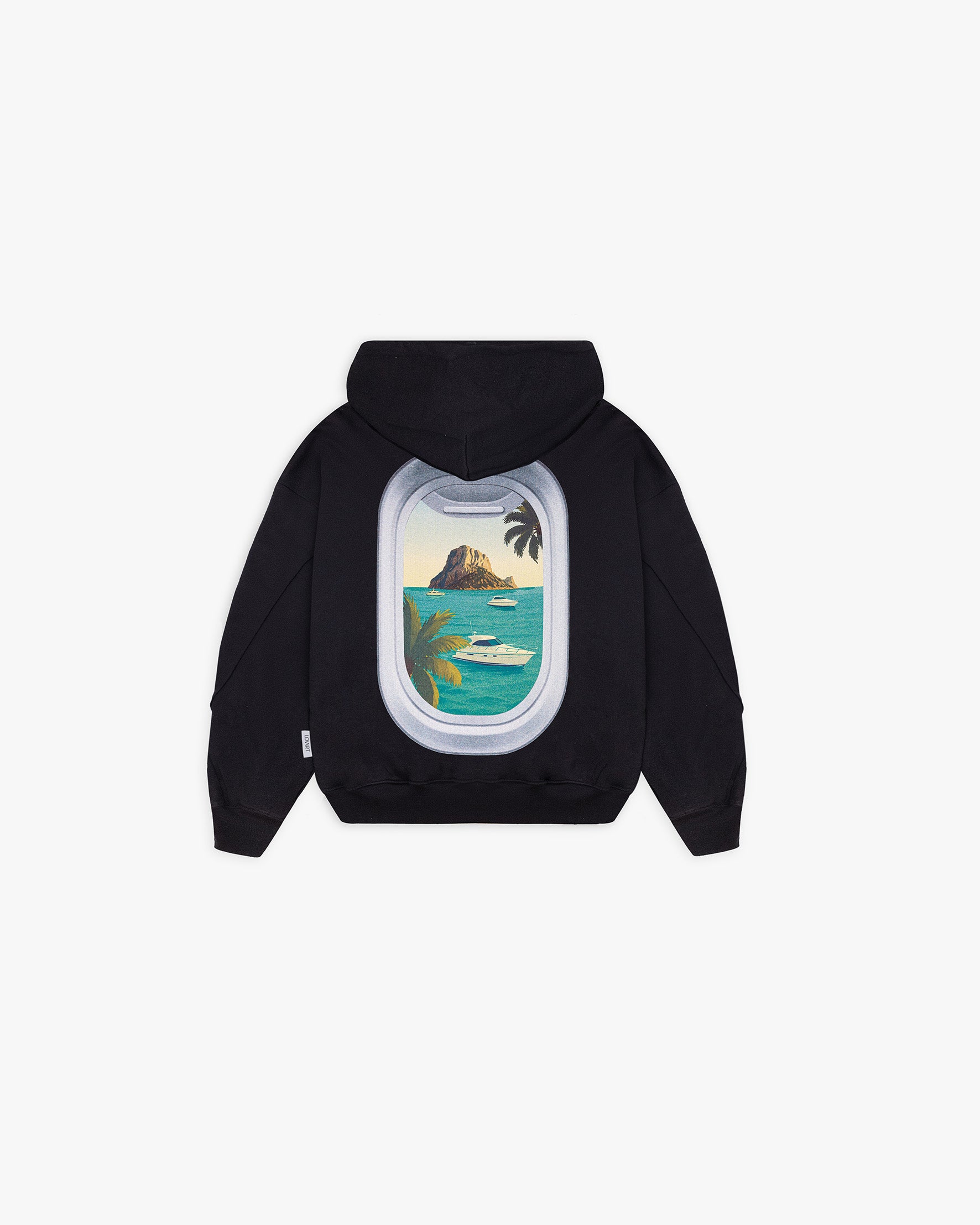 Hoodie infantil negra IBIZA