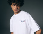 T-shirt blanca manga corta coche 293