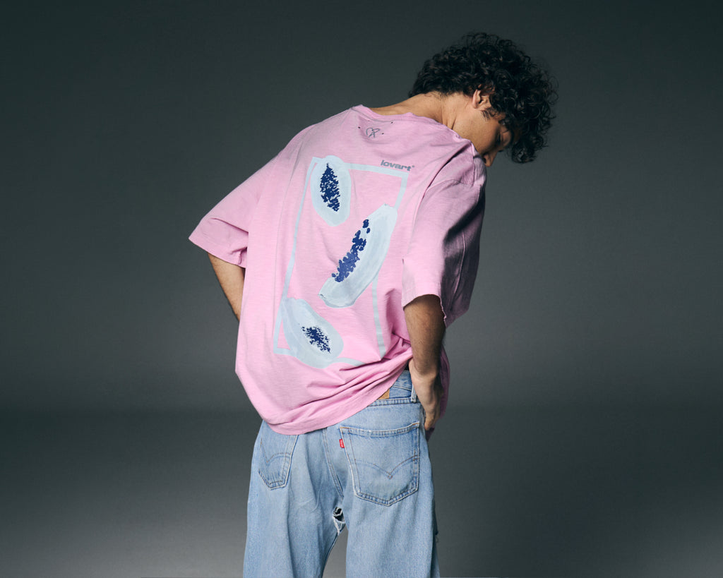 T-shirt rosa spray, taste like papaya