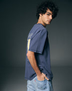 T-shirt gris efecto vintage, coche 293