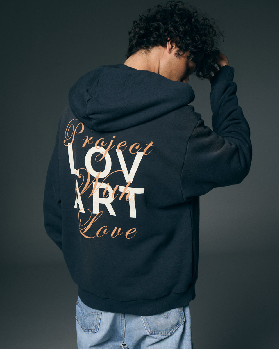 Hoodie con estampado Project With Love