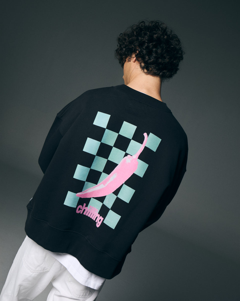 Sudadera negra chilli