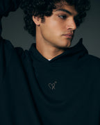 Hoodie negro LA