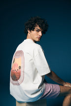 T-shirt blanca LA