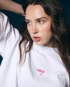 Camiseta blanca crop taste like papaya