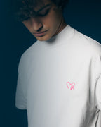 T-shirt blanca crinkle Project with Love