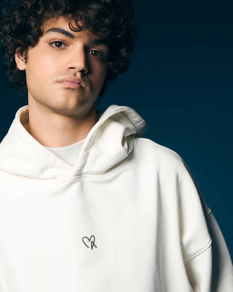 Hoodie blanco LA