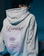 Hoodie gris efecto desgastado