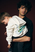 Hoodie infantil blanca IBIZA