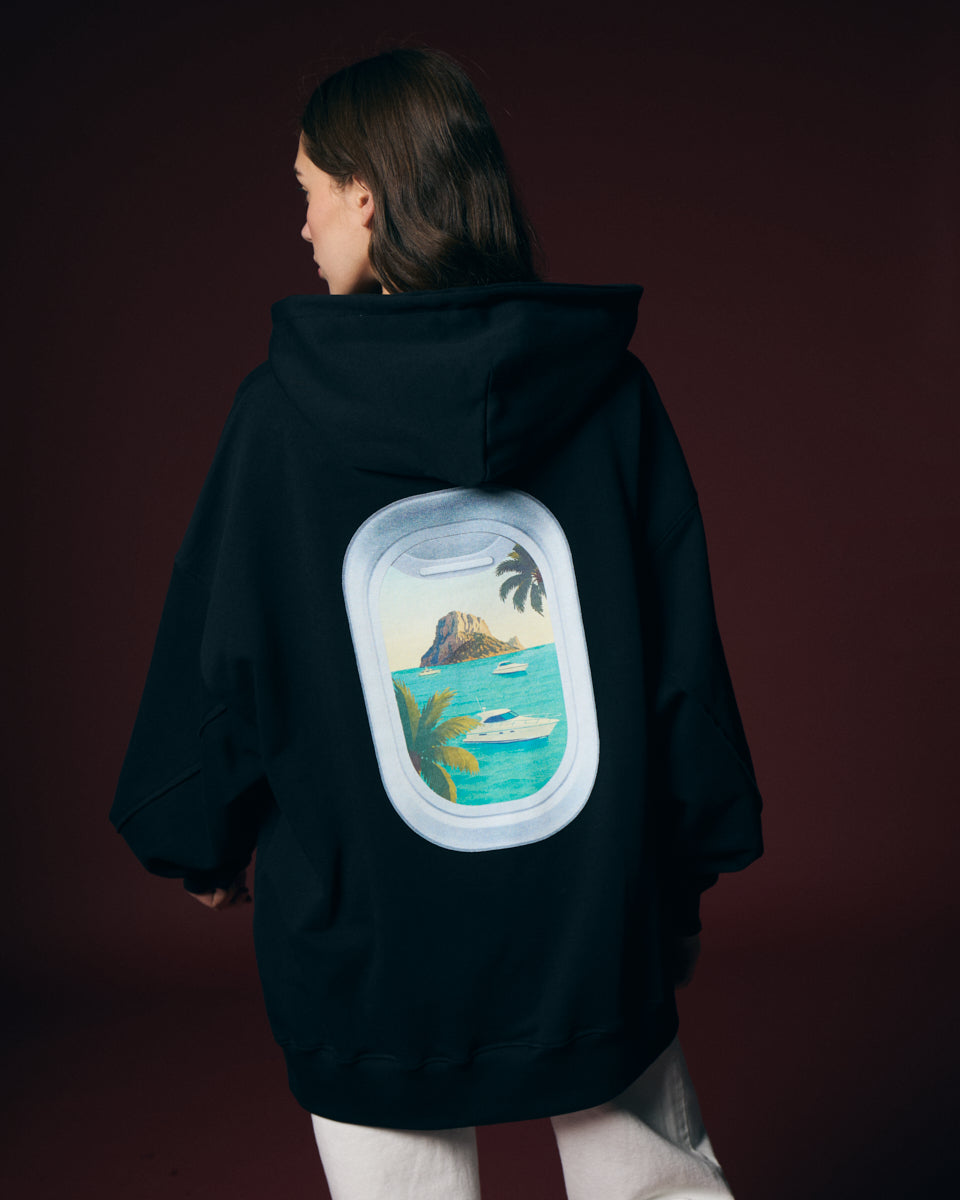Hoodie negro IBIZA
