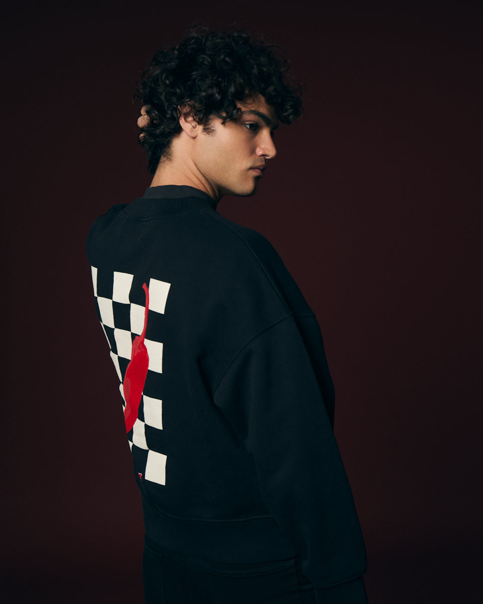 Sudadera negra chilli