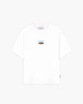 T-shirt blanca barco