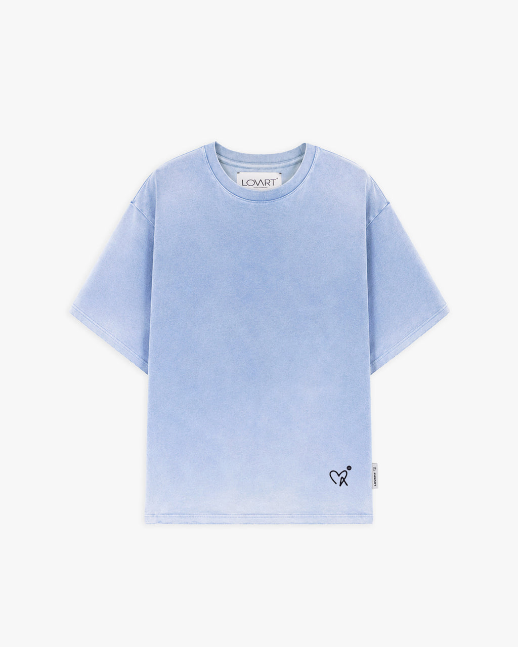 T-shirt azul spray
