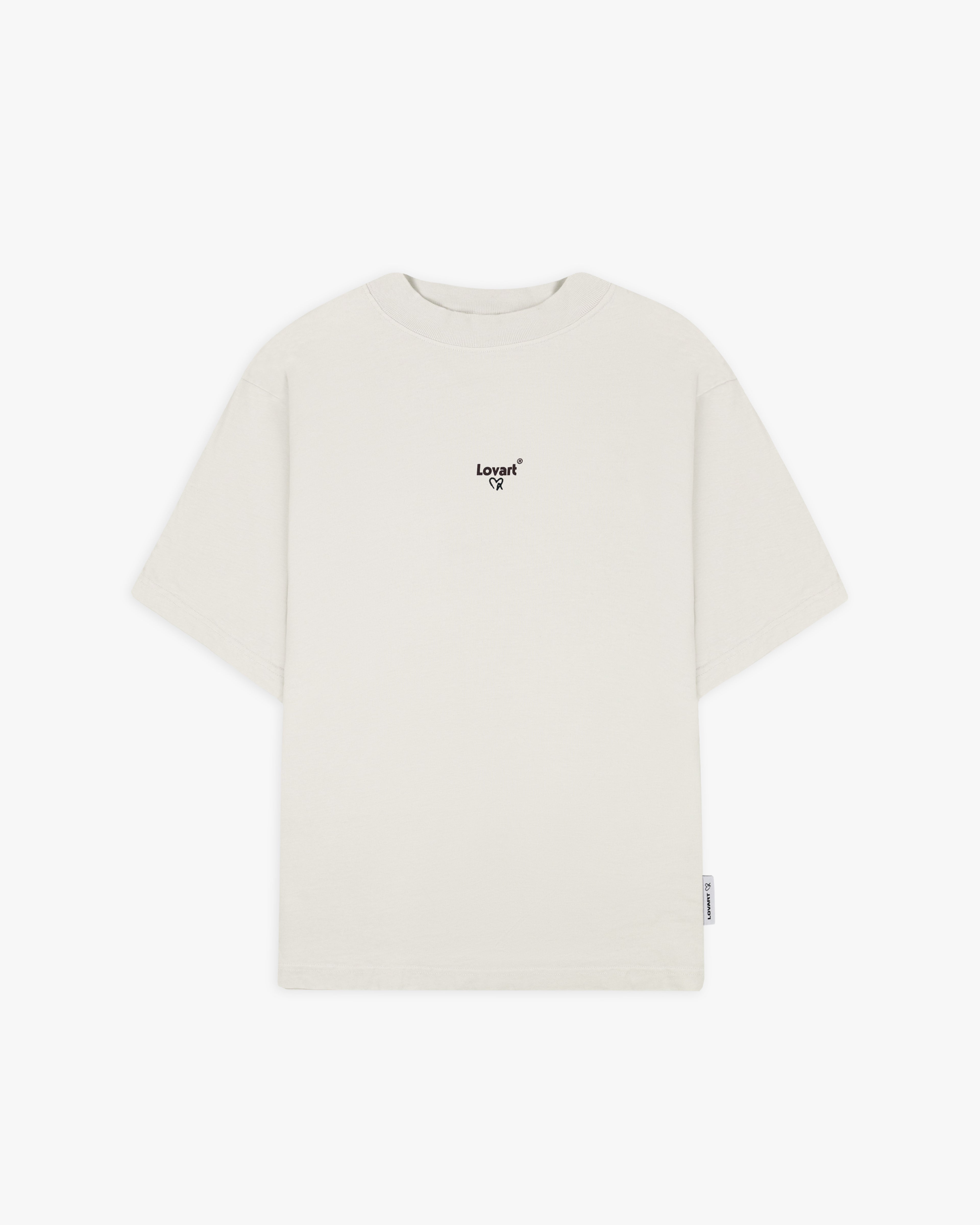 T-shirt blanca crinkle cerezas