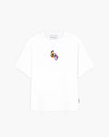 T-shirt blanca con estampado frutas