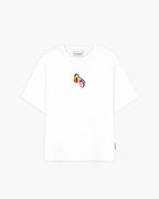 T-shirt blanca con estampado frutas