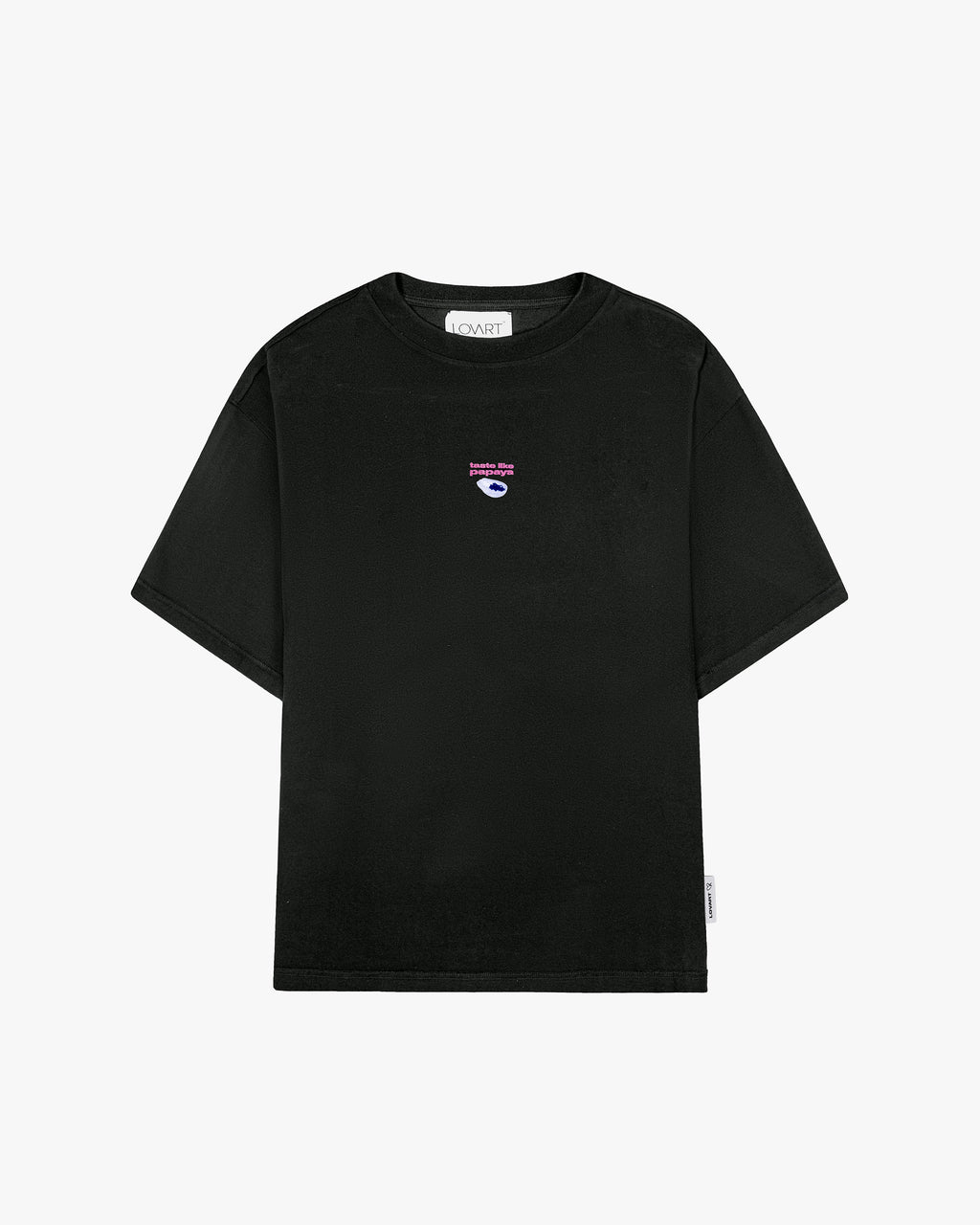 T-shirt negra taste like papaya