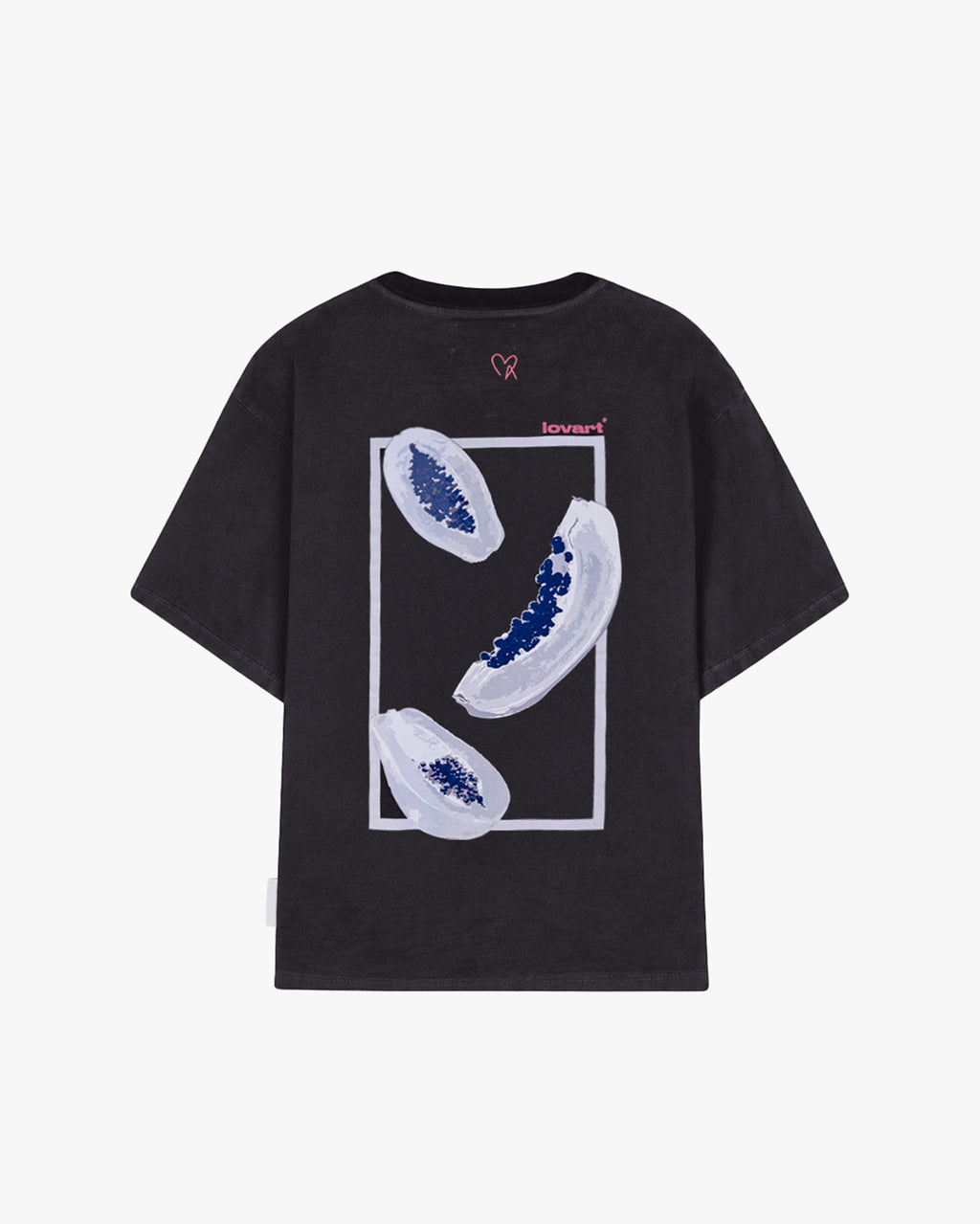 T-shirt negra taste like papaya