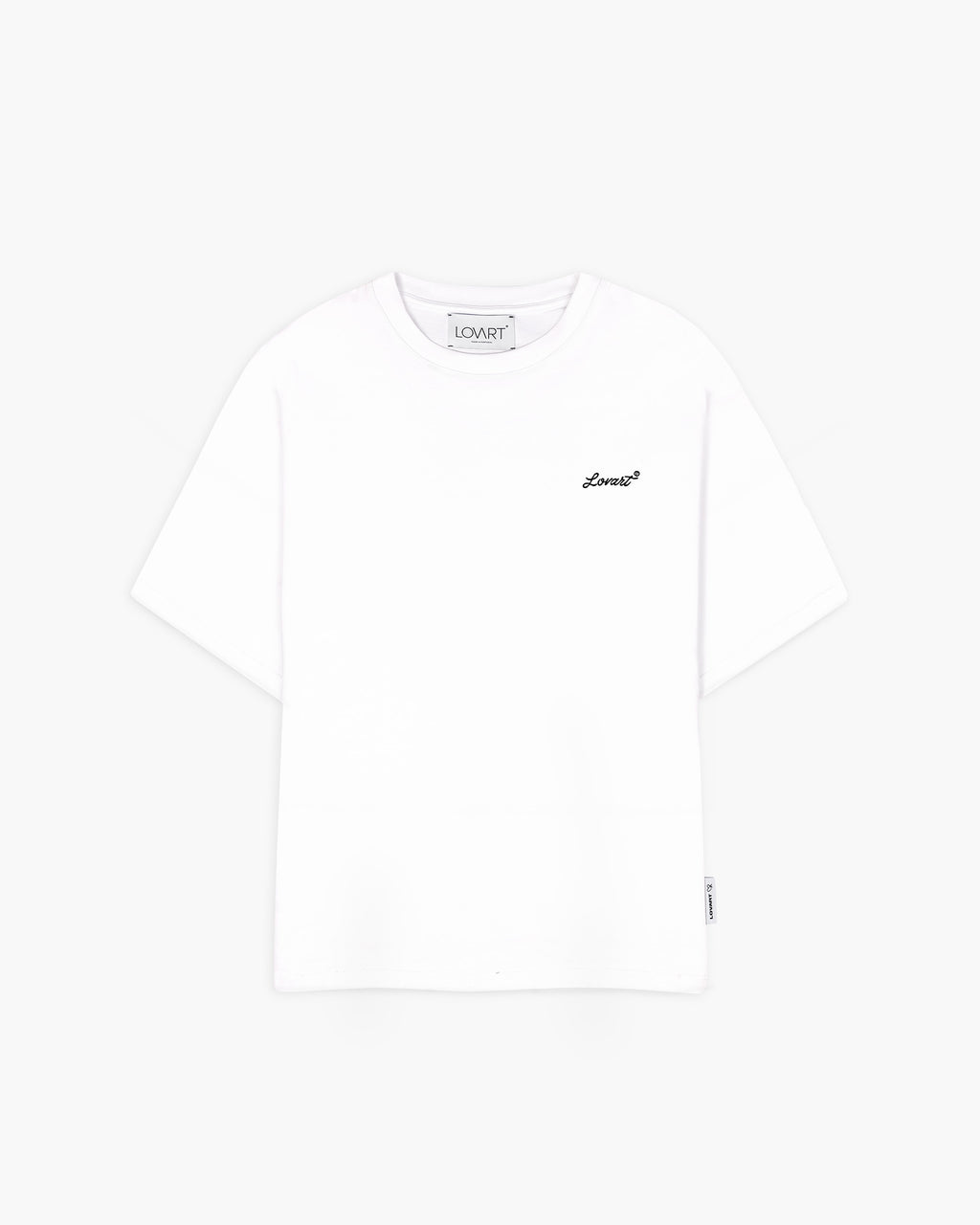 T-shirt blanca con gráfico artístico