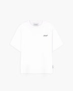 T-shirt blanca con gráfico artístico