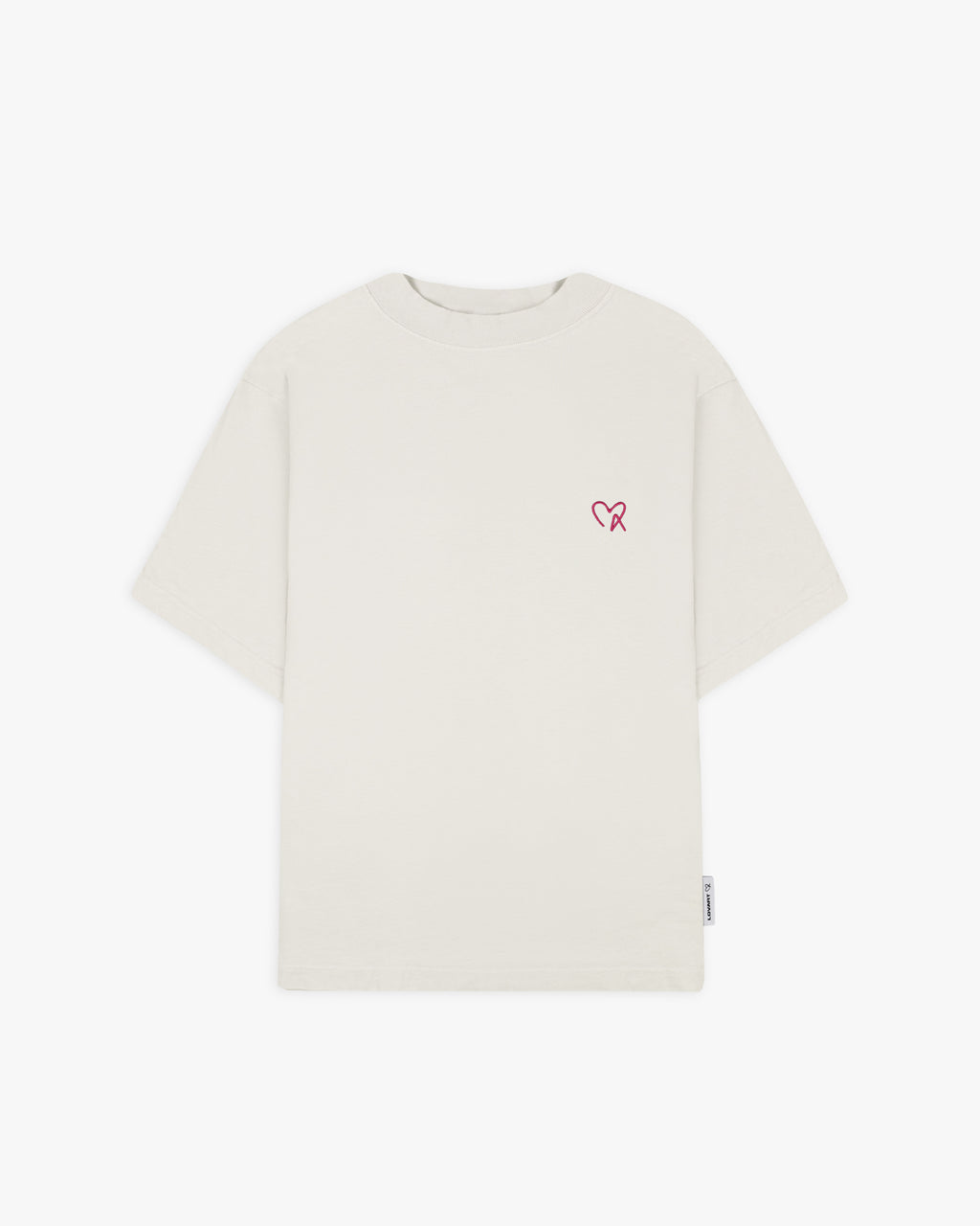 T-shirt blanca crinkle Project with Love