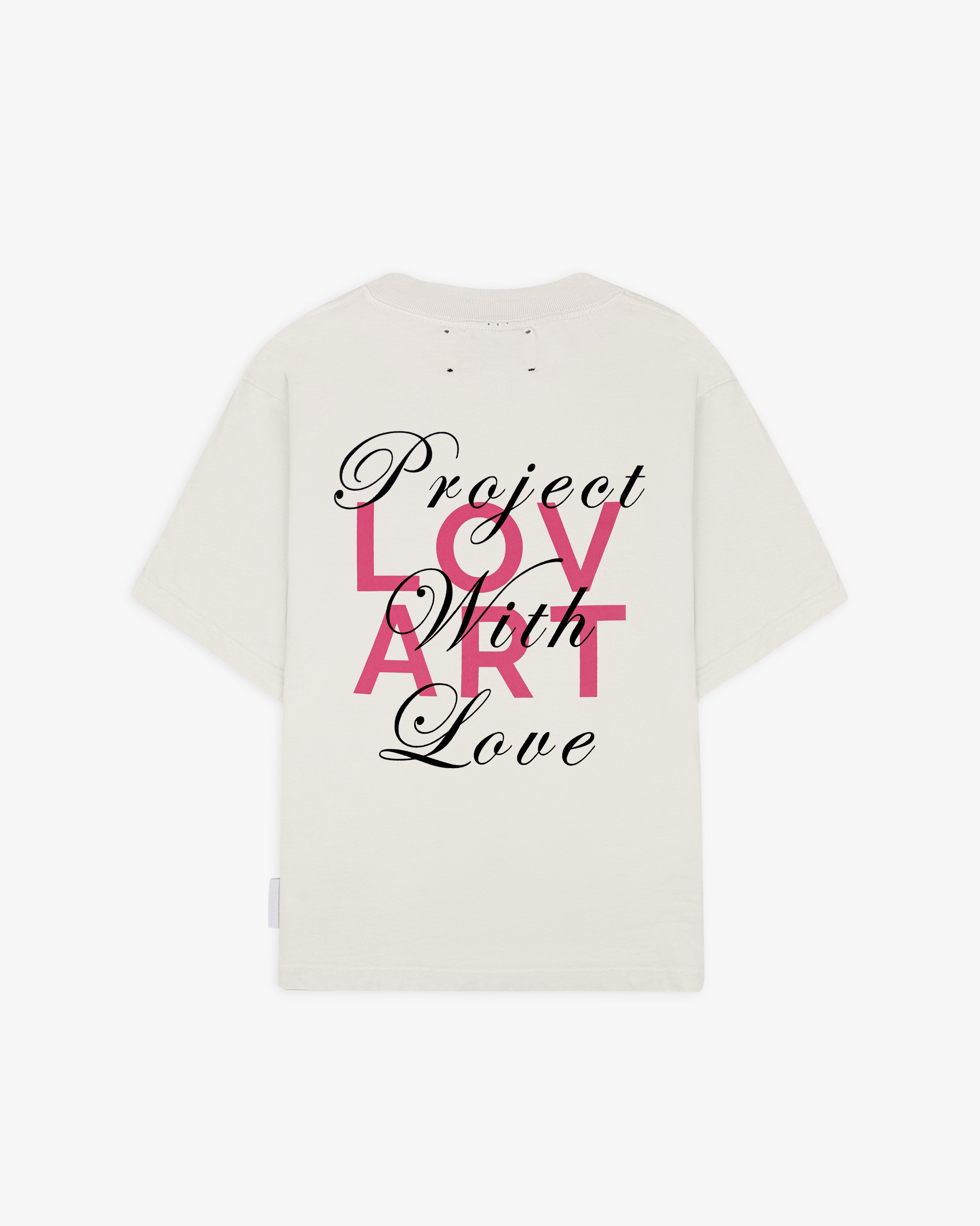 T-shirt blanca crinkle Project with Love