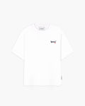 T-shirt blanca manga corta coche 293