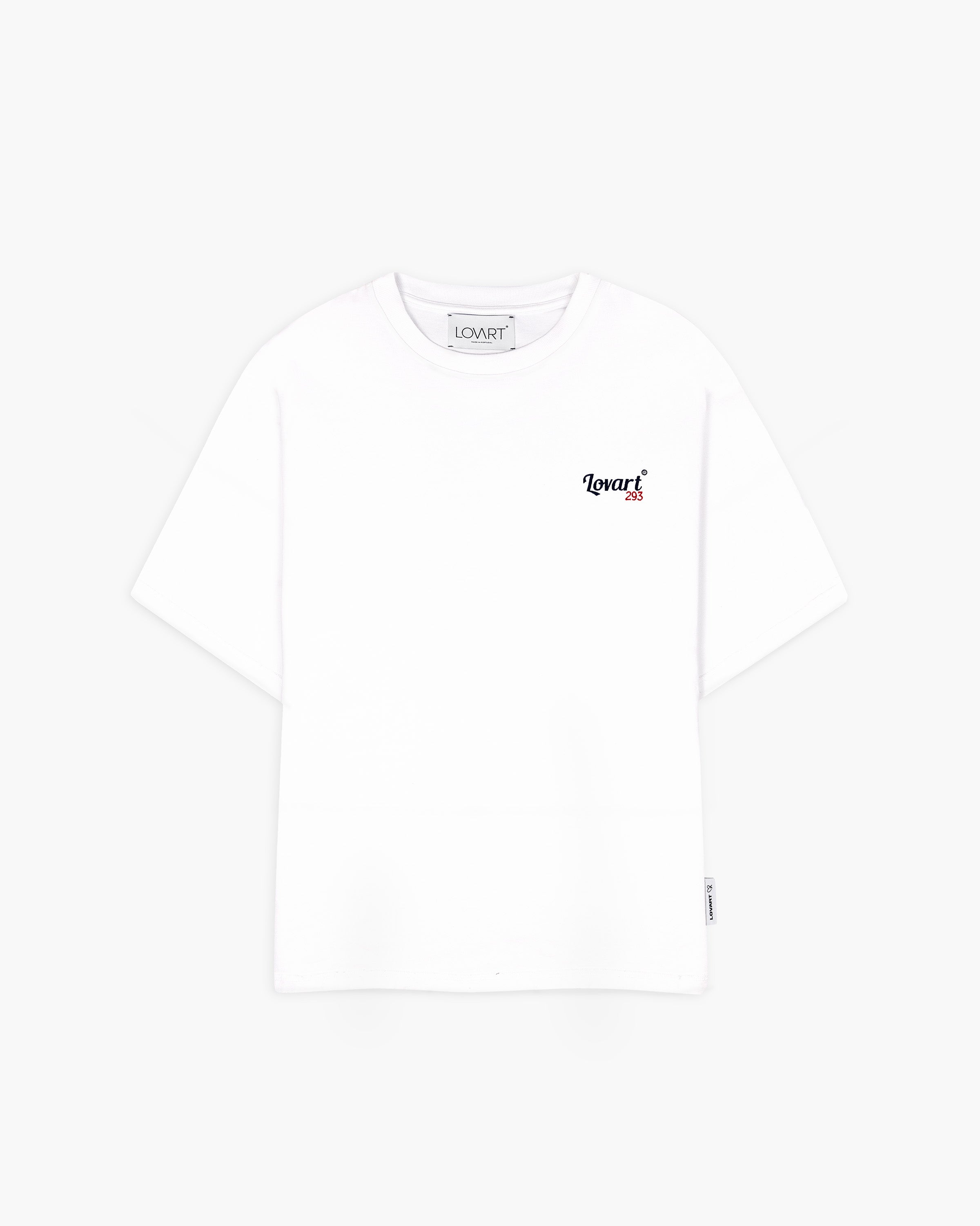 T-shirt blanca manga corta coche 293