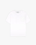 T-shirt blanca con bolsillo