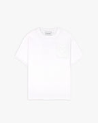 T-shirt blanca con bolsillo