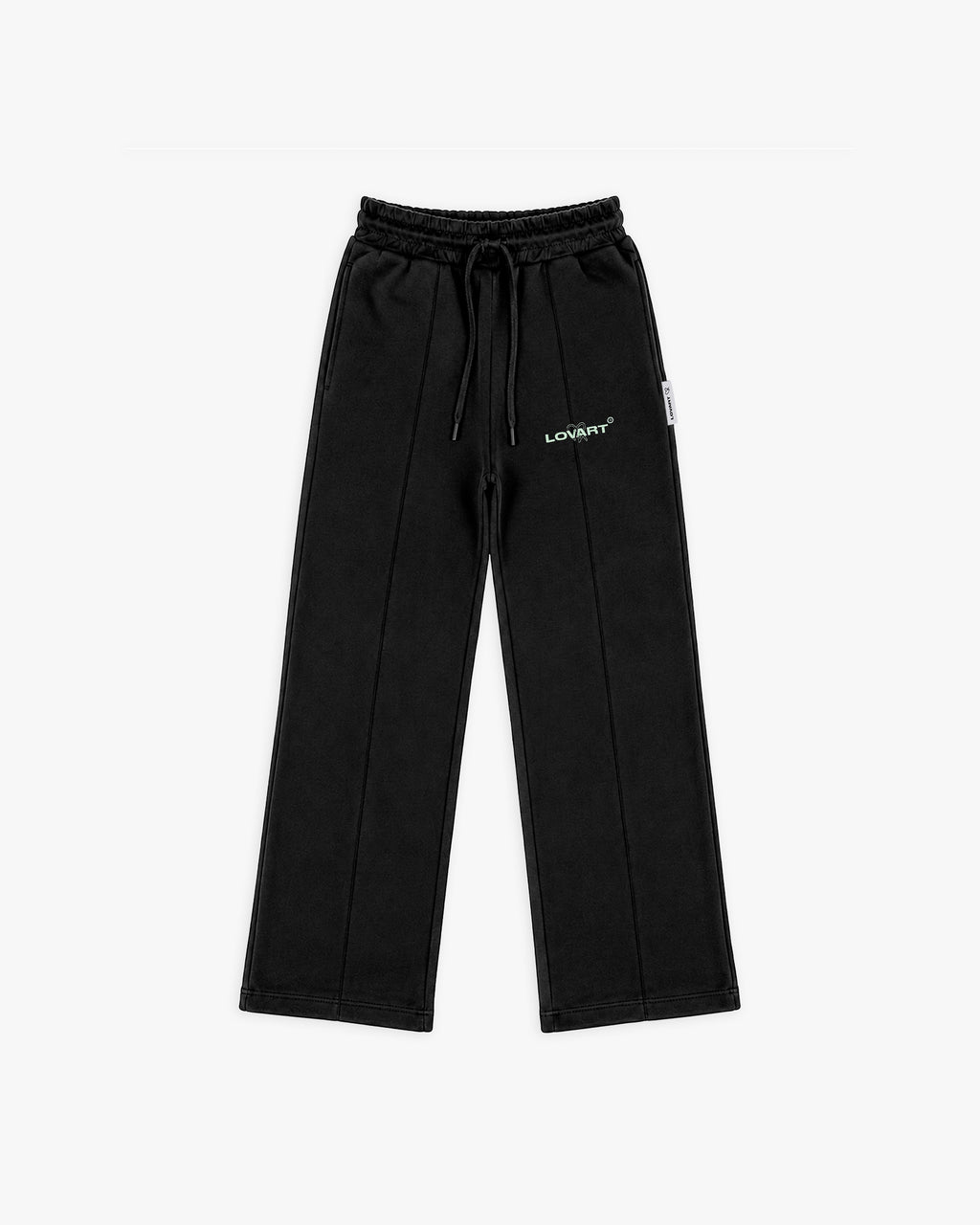 Calça jogging com nervura frontal.