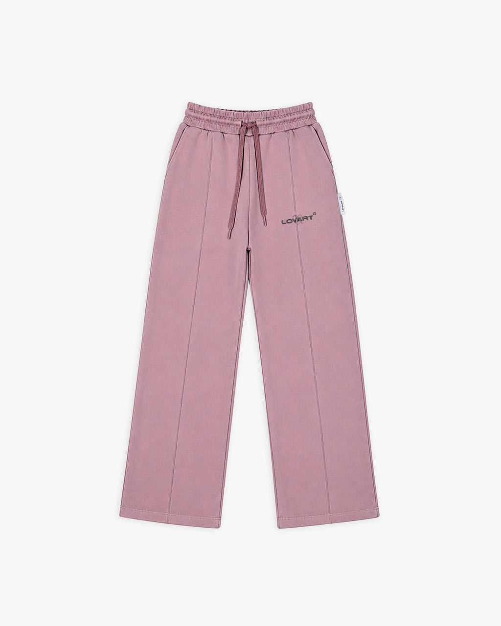 Calça jogging com nervura frontal.