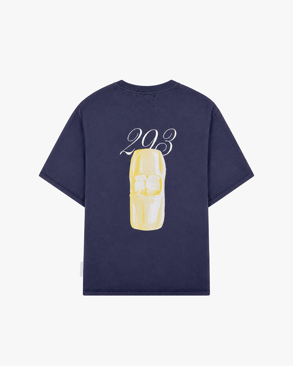 T-shirt gris efecto vintage, coche 293