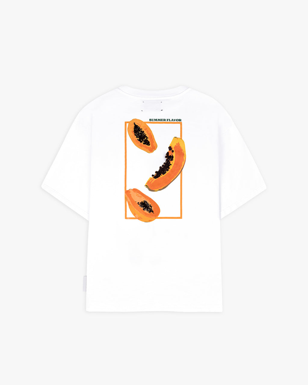 T-shirt blanca taste like papaya