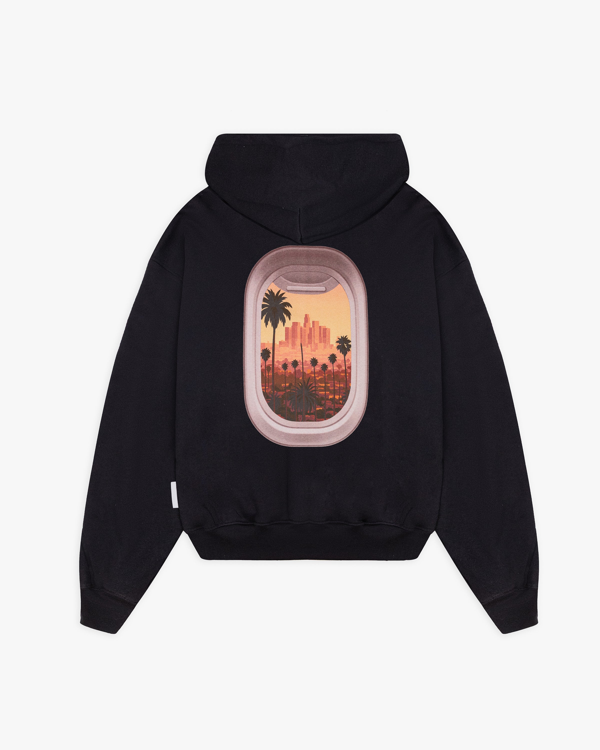 Hoodie negro LA