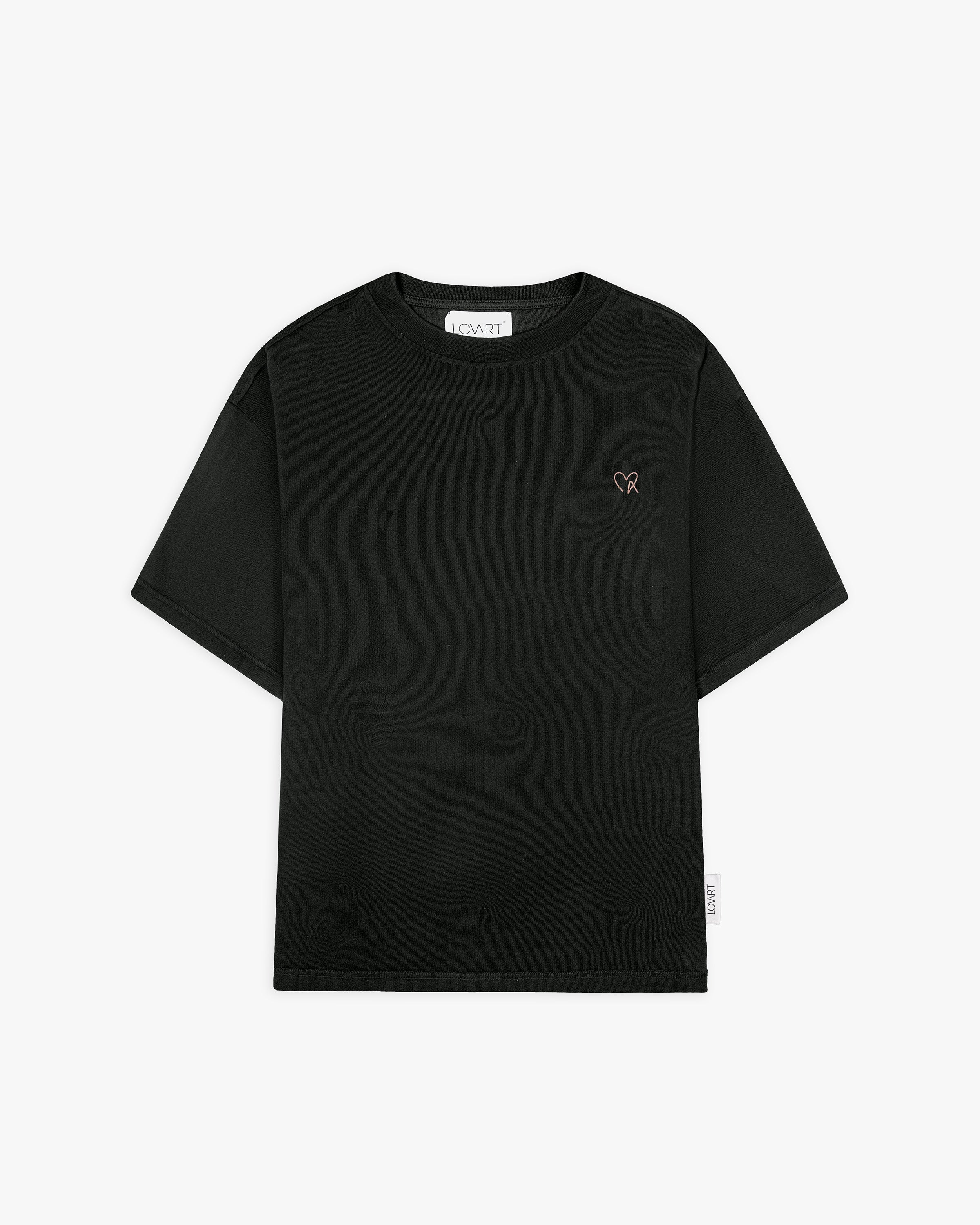 T-shirt negra LA