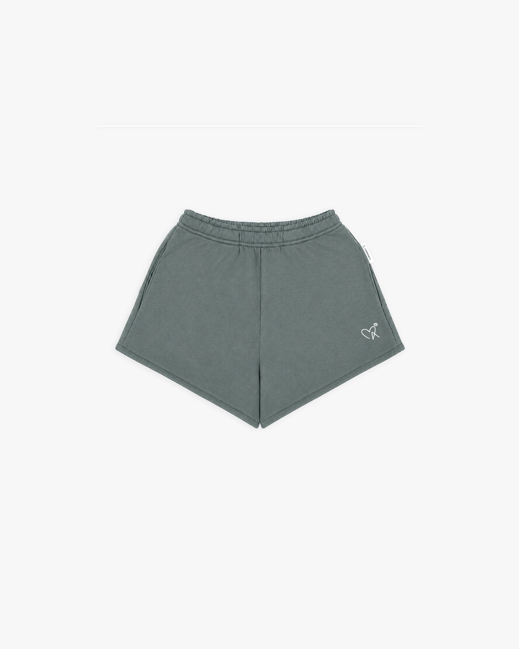 Conjunto deportivo crop con sudadera y shorts