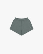 Conjunto deportivo crop con sudadera y shorts