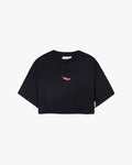Camiseta crop negra chili