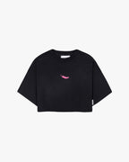Camiseta crop negra chili