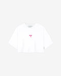 Camiseta blanca crop taste like papaya
